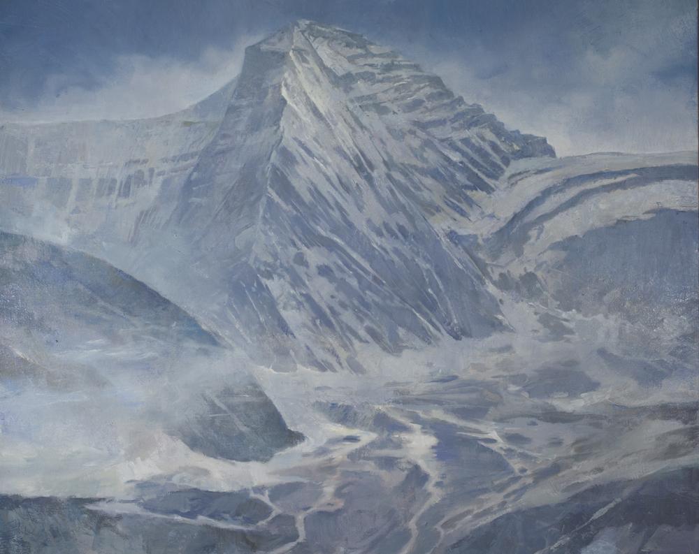 robert hunt, painting Kongde Ri, everest