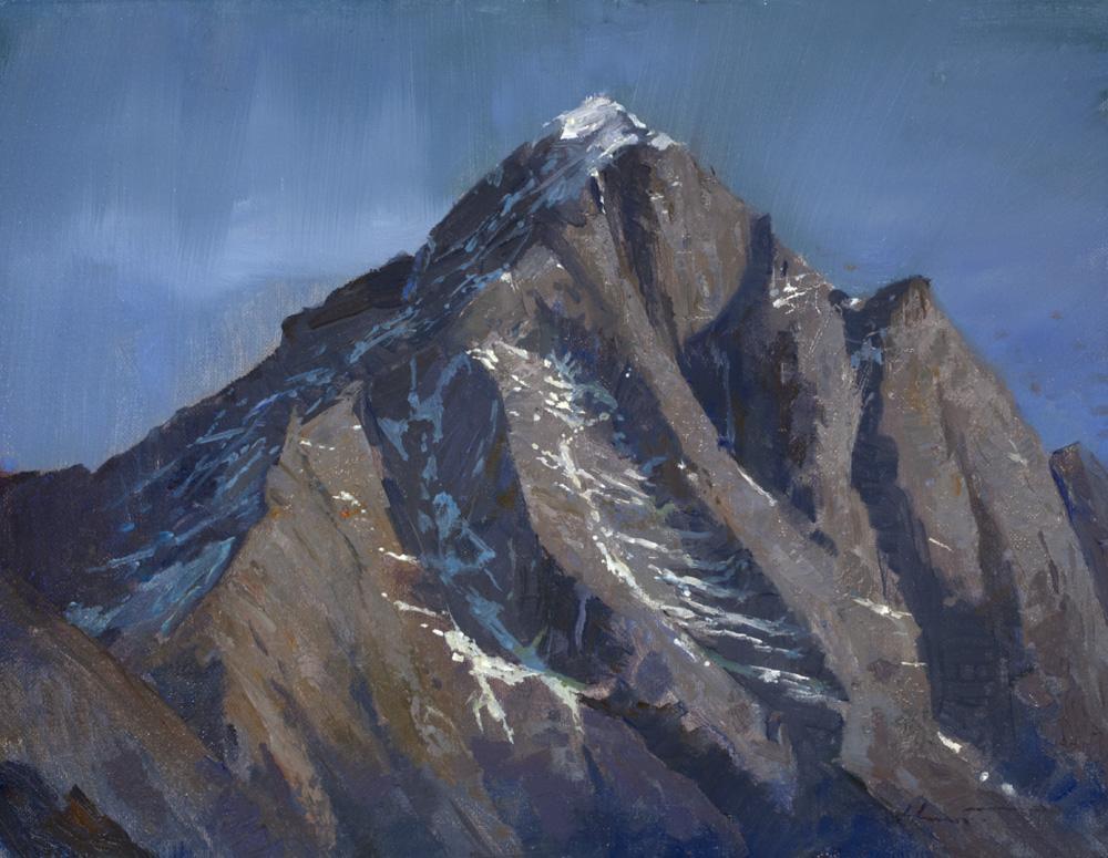 robert hunt, painting Kongde Ri, everest