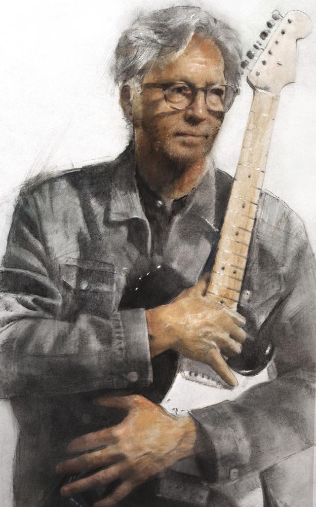 Robert hunt, eric clapton, clapton, portrait